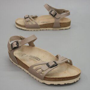 Birkenstock 38 Ladies 7 Regular Width - Bali Tan Leather Slingback Shoes Sandals